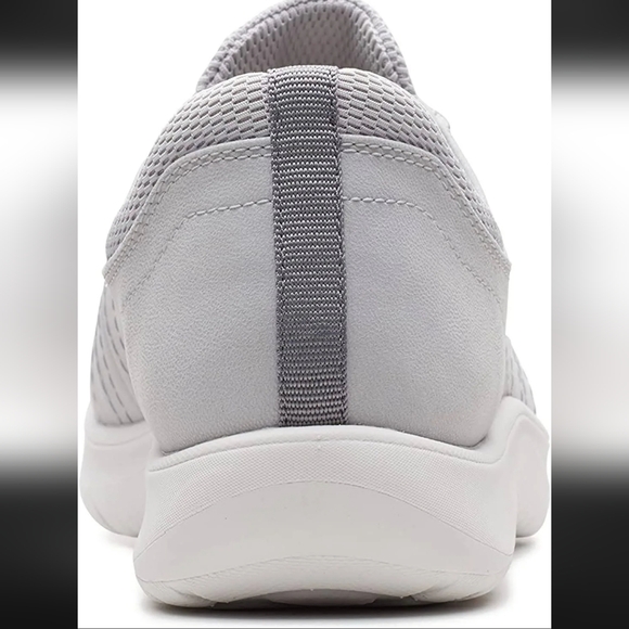 New Clarks Adella Stroll Oxford Stylish Gray Athletic Sneakers Tennis Shoes NIB - Picture 5 of 6